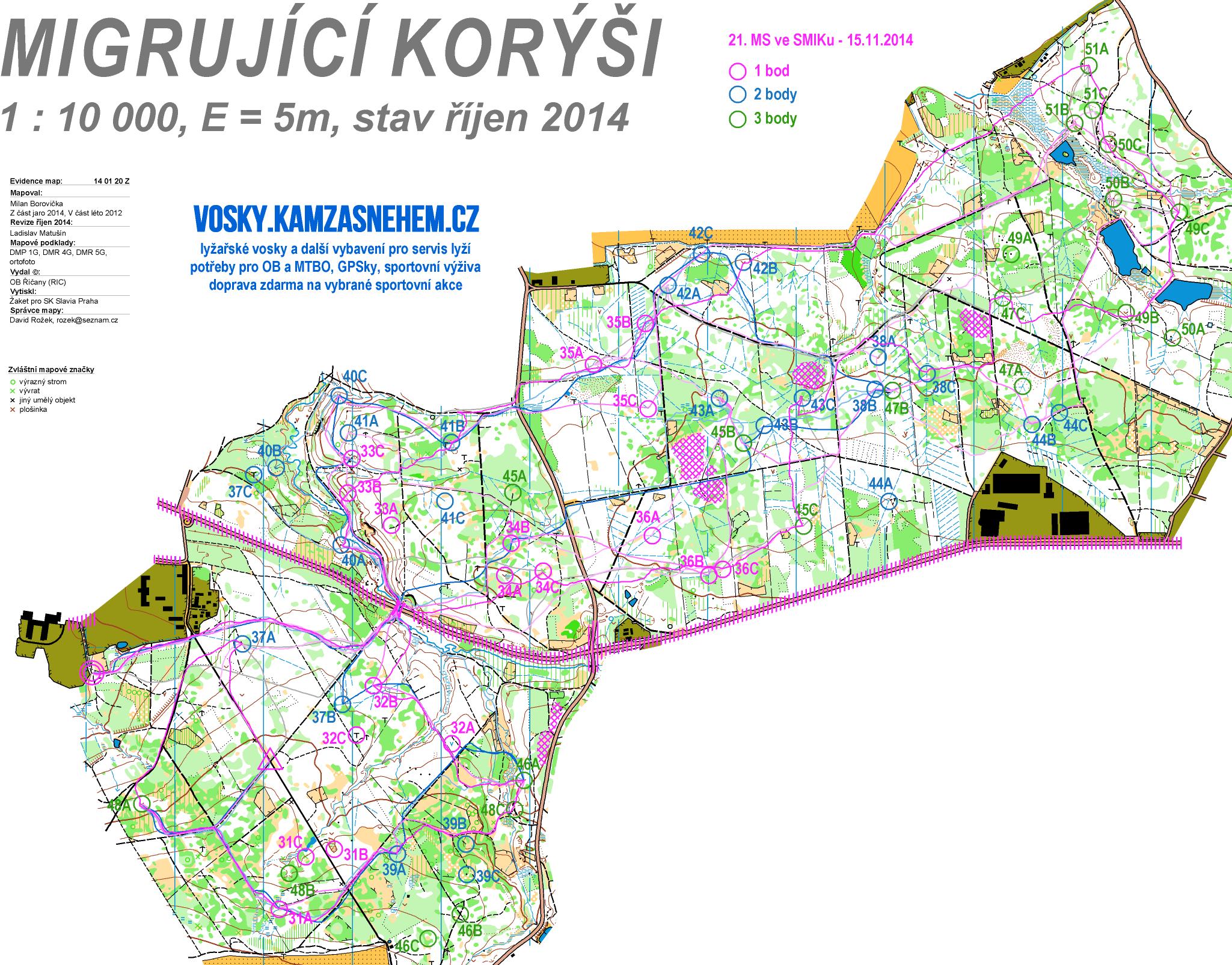 mapa SMIKu 2014