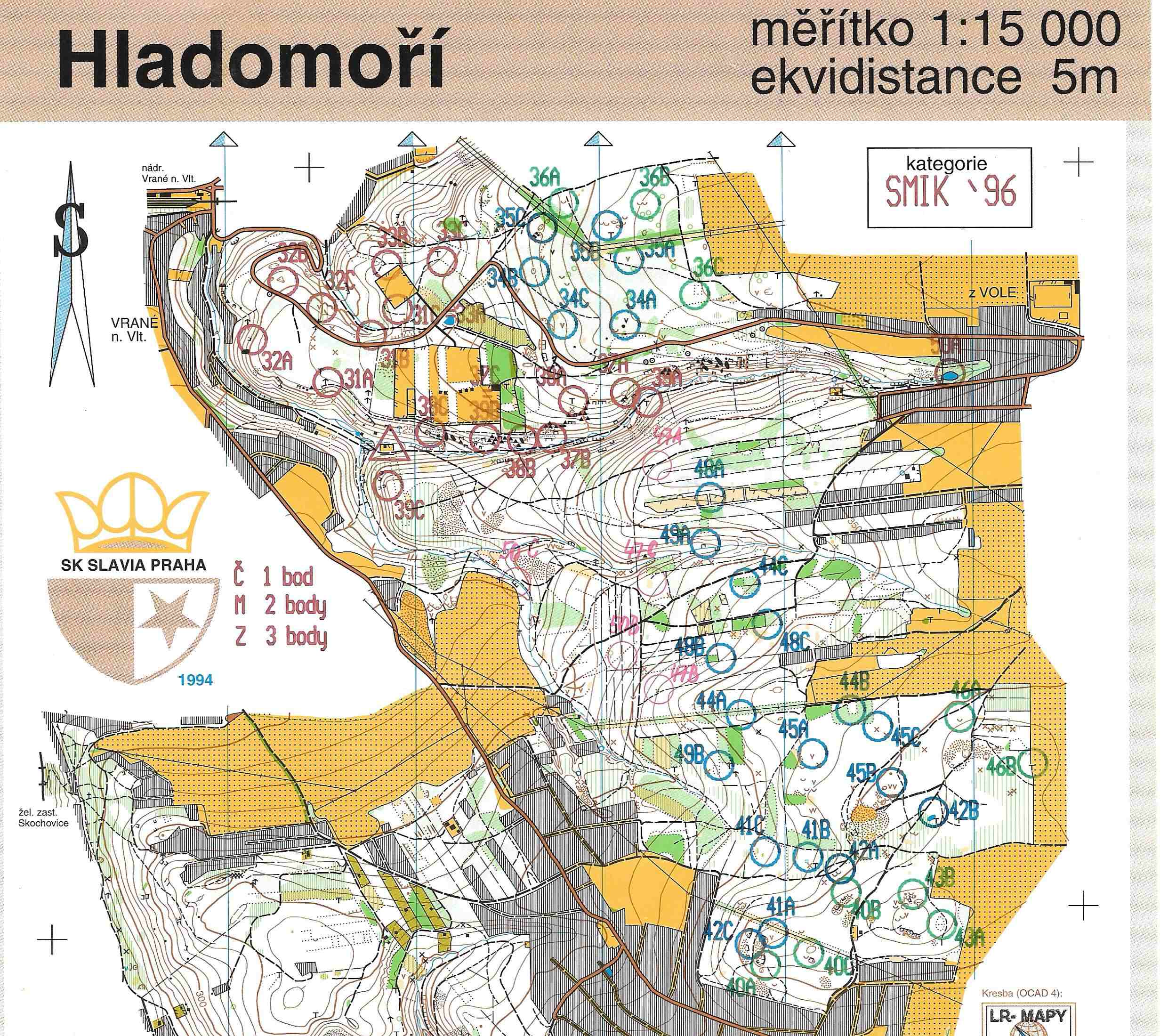 Mapa SMIKu z roku 1996